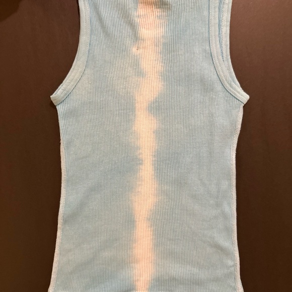 BLONDIE inspired 80s tie-dye distressed ribbed graffiti tank top Toddler 4T-5T - Picture 6 of 17